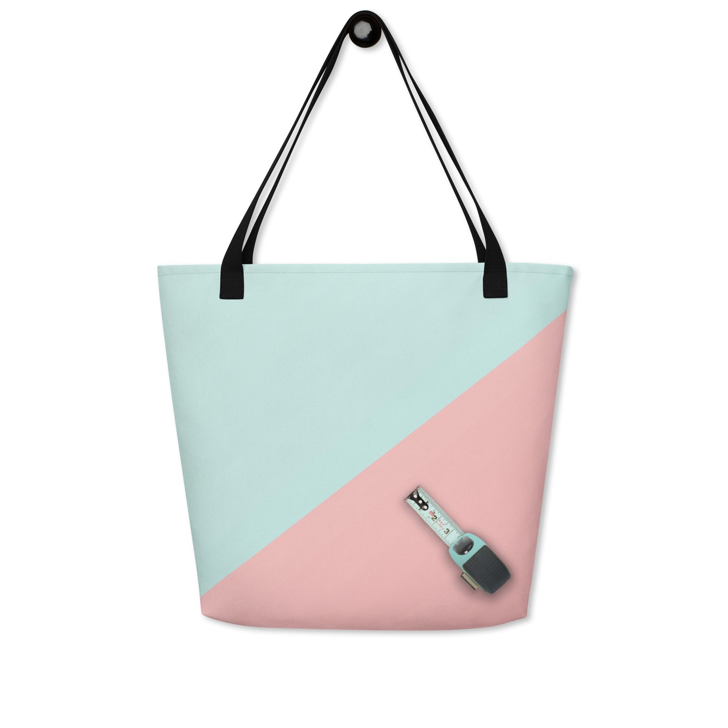 Tote Bag w/ Pocket, Cotton Candy Pop