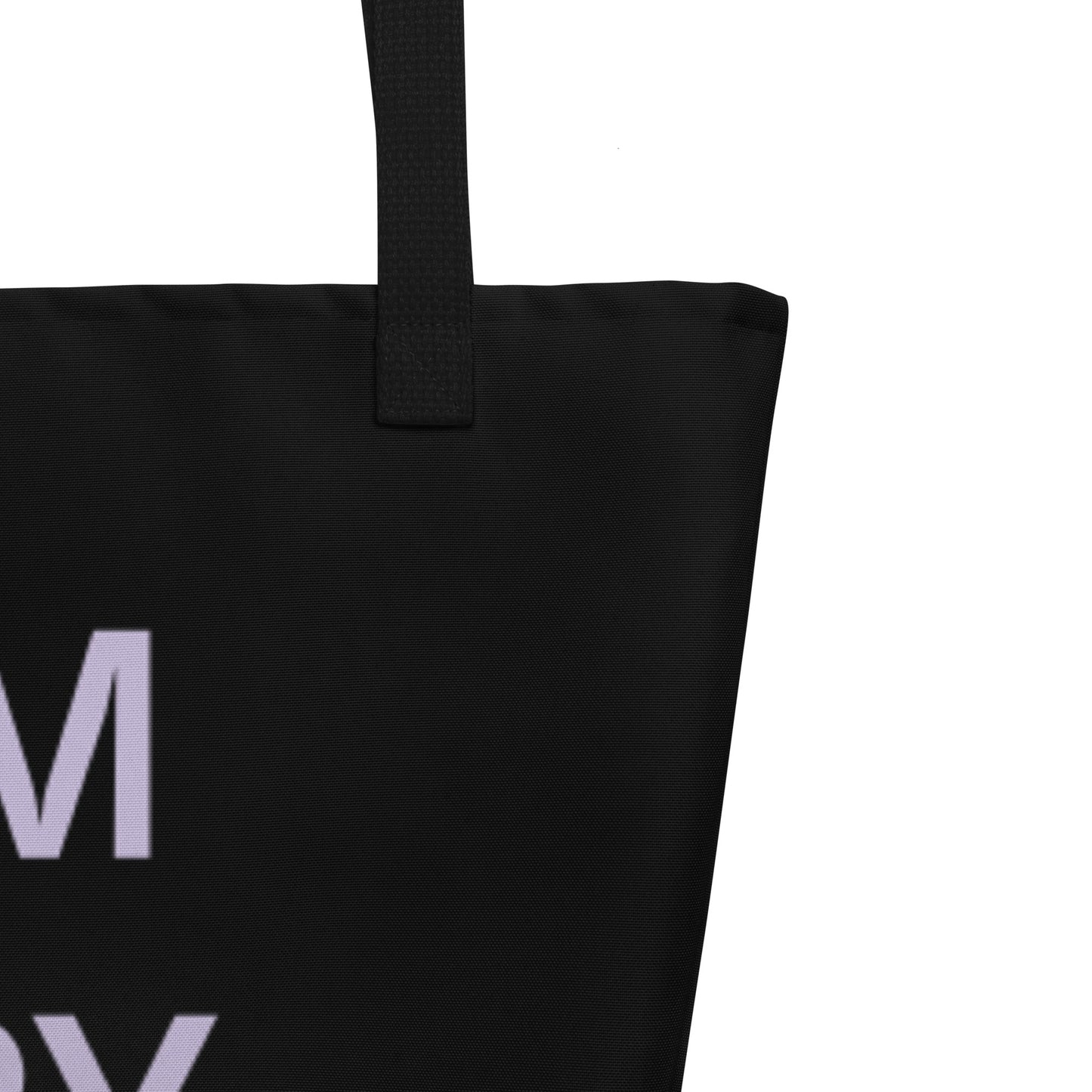 Tote | I am Very Busy | Purple Lettering