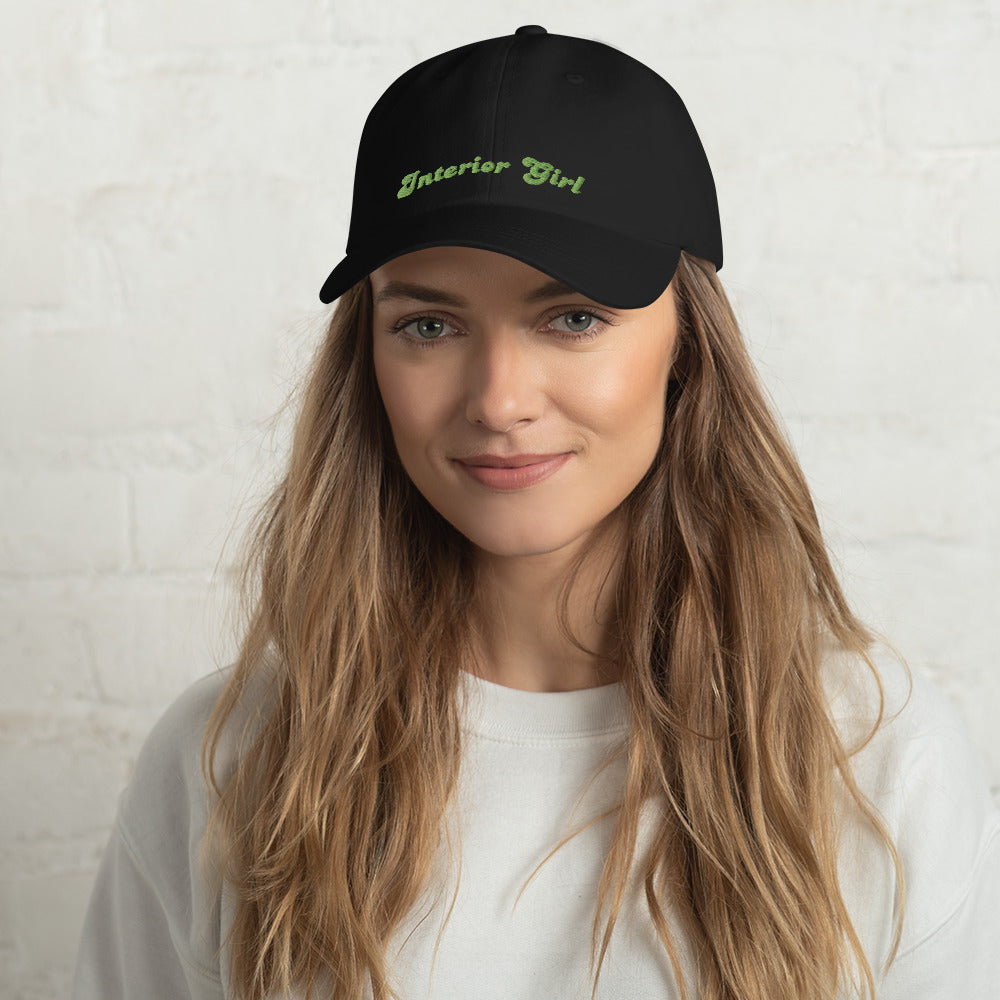 Interior Girl, Embroidered Dad Hat