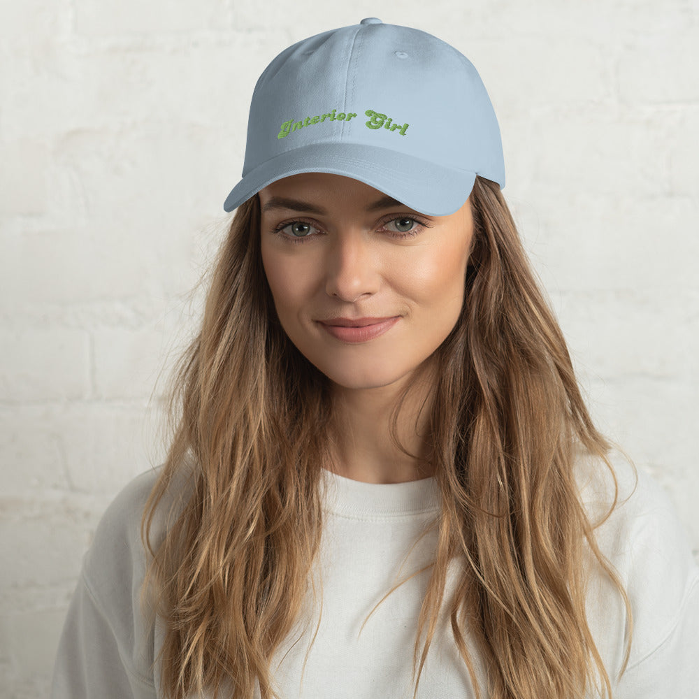 Interior Girl, Embroidered Dad Hat