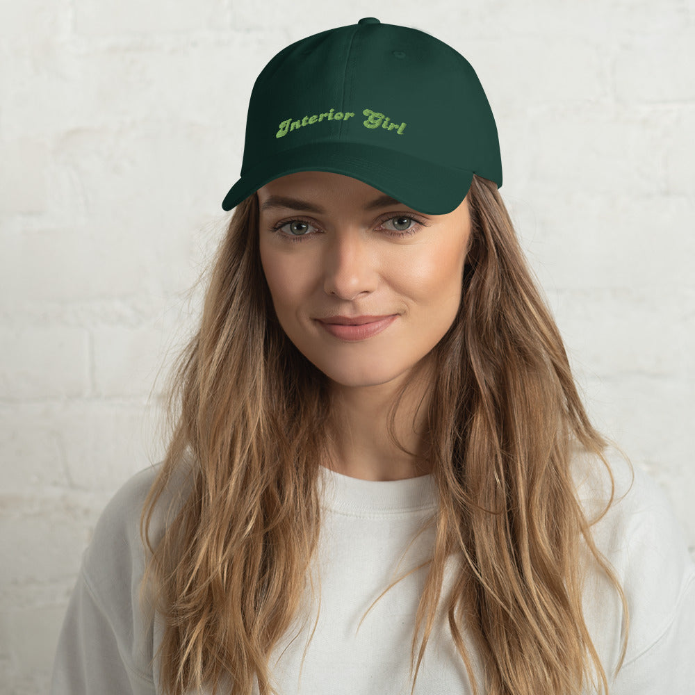 Interior Girl, Embroidered Dad Hat