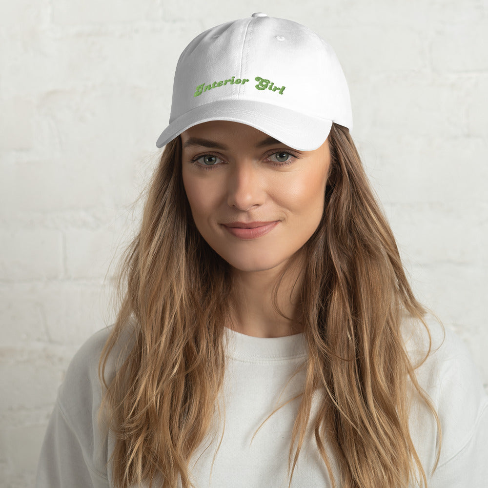 Interior Girl, Embroidered Dad Hat